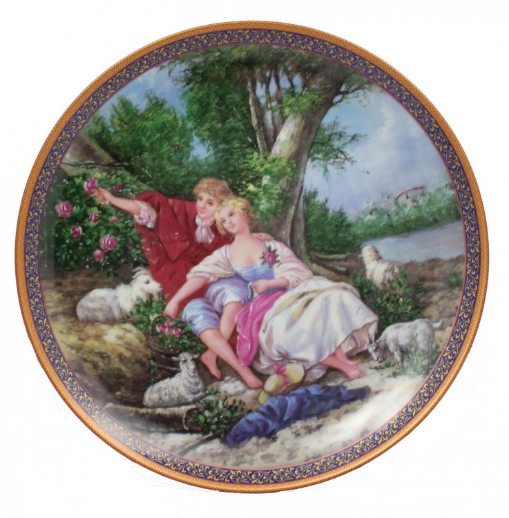 TR-21 Тарелки с девушками d=20,5 см