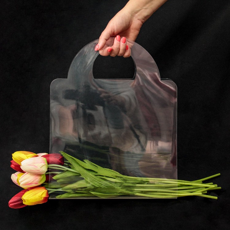 000915-4 Переноска для цветов 18,5*8*24,5 915 600мкм 1/10 1/200