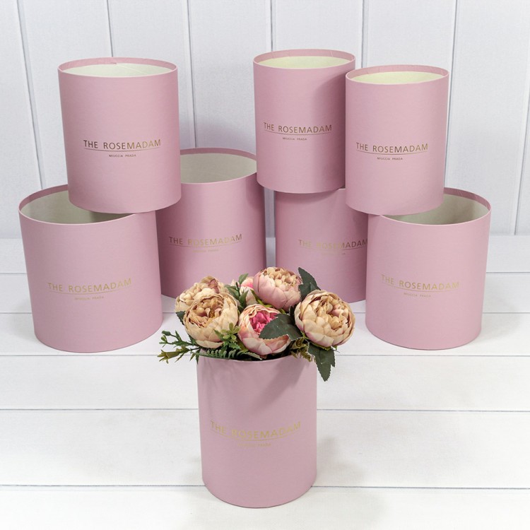 720835/7429 Коробки Цилиндр Набор 1/8 19,5*19 без крышки "The Rosemadam" Сиреневый 1/6