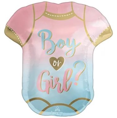1207-4507 Шар фигура Боди Boy or Girl? 60см