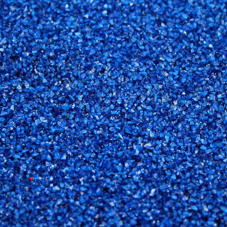301527080917 Песок цветной темно-син. (кварцеваякрошка, фракция 0,5-1 мм) вес: 800г объем: 650мл