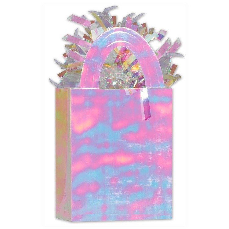 1302-0737 Грузик для шара "Сумочка" Перламутровый 160г