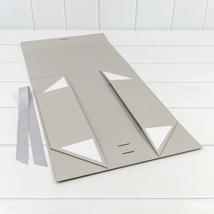 721357/1972 Коробка Прямоугольная 24*17*9 складная на магнитах Серый 1/48