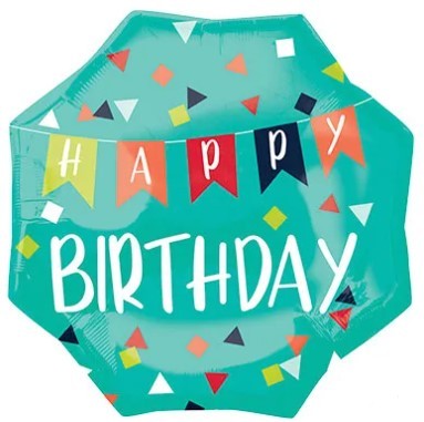 1207-3597 Шар фигура HB Треугольники разноцветные