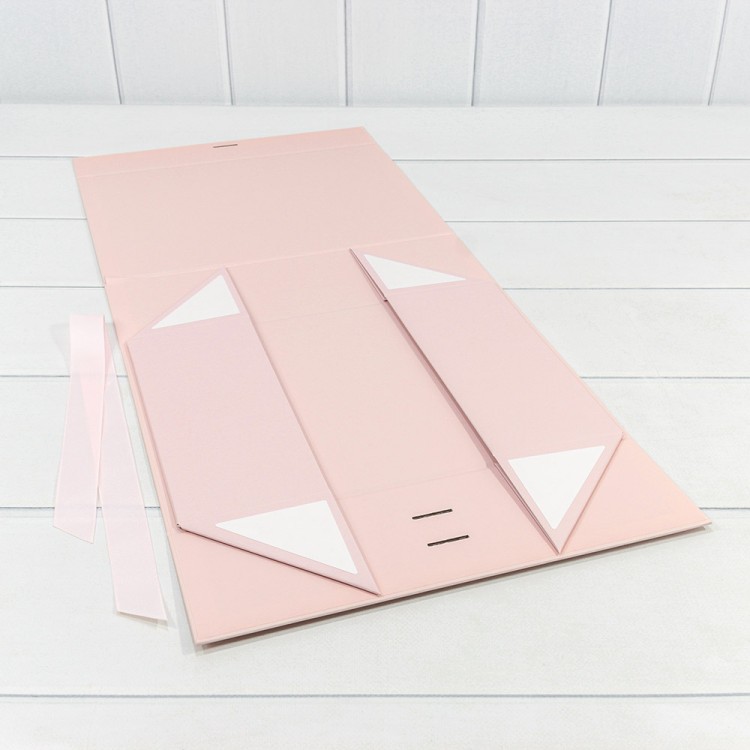 721357/1534 Коробка Прямоугольная 24*17*9 складная на магнитах Розовый 1/48