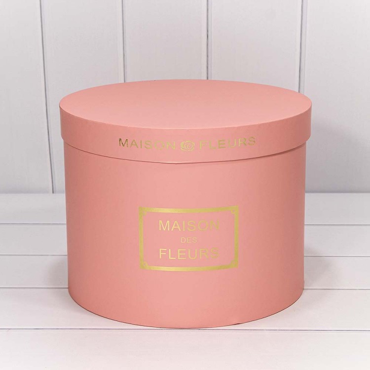 7215006/1532 Коробки Круглые Набор 1/5 32*24,5 "Maison des Fleurs" Персиковый 1/4