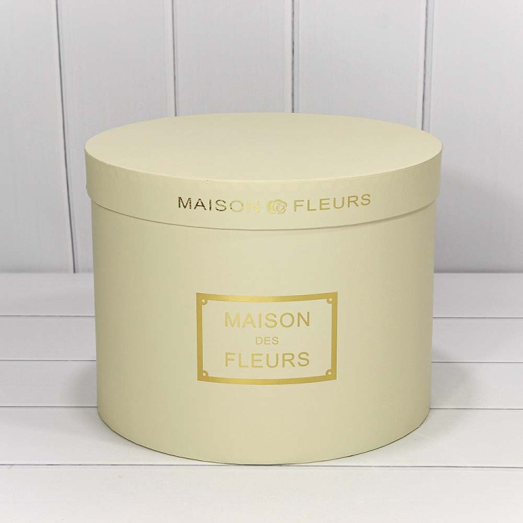7215006/1900 Коробки Круглые Набор 1/5 32*24,5 "Maison des Fleurs" Бежевый 1/4