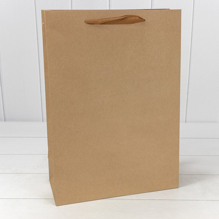 000221A Пакет подарочный Крафт "Люкс" 32*45*14 210г 1/20 1/120