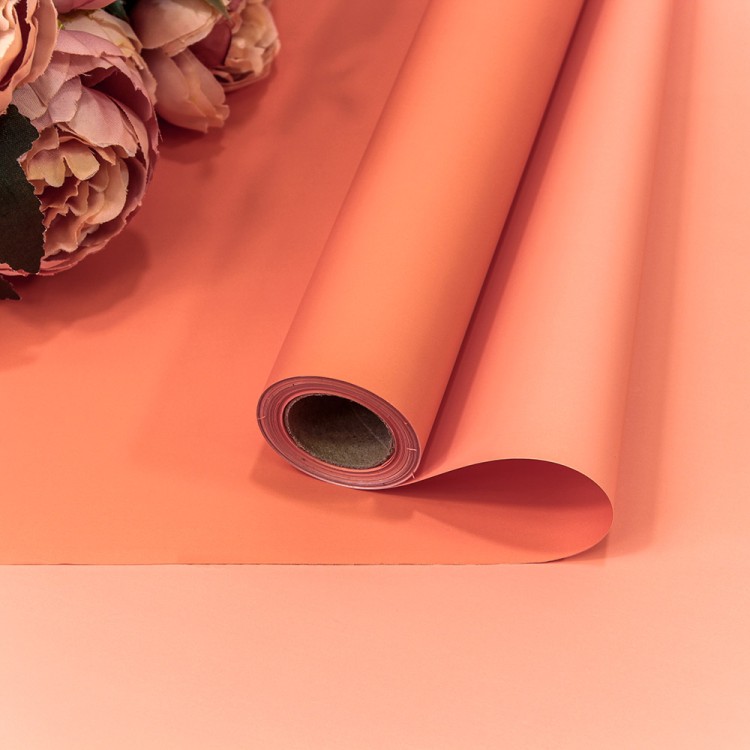 1604/2024 Плёнка 0,58*10м матовая двухсторонняя 65мкм Оранжевый/Бледно-оранжевый 1/30 1604/2024 Плёнка 0,58*10м матовая двухсторонняя 65мкм Оранжевый/Бледно-оранжевый 1/30