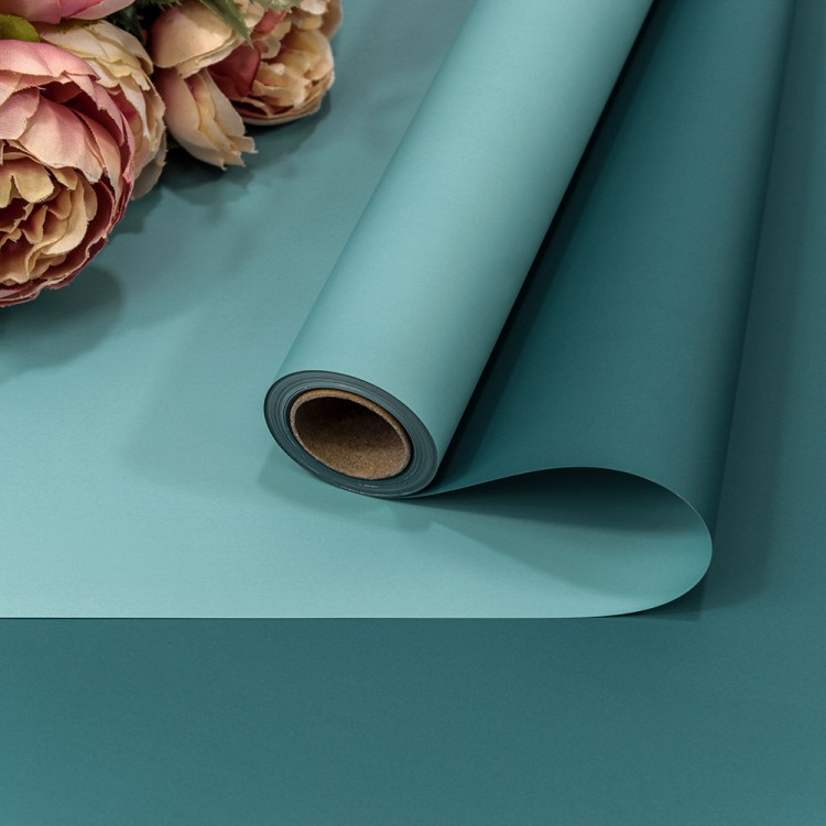 1604/2213 Плёнка 0,58*10м матовая двухсторонняя 65мкм Серо-голубой/Зеленовато-синий 1/30 1604/2213 Плёнка 0,58*10м матовая двухсторонняя 65мкм Серо-голубой/Зеленовато-синий 1/30