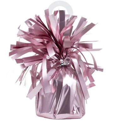 1302-1677 Грузик д/шара Конус розовый сатин 170гр