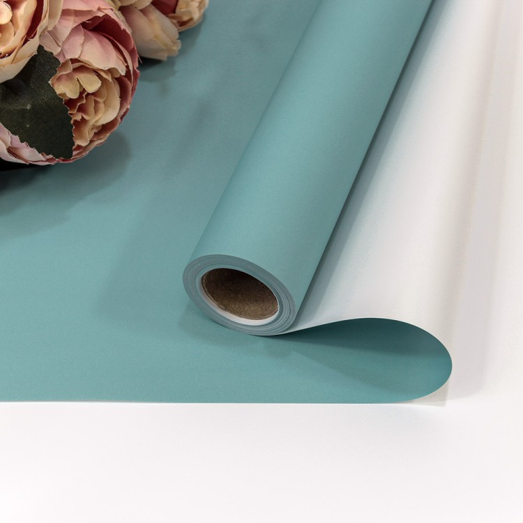 1604/5503 Плёнка 0,58*10м матовая двухсторонняя 65мкм Серо-голубой/Серебристый 1/30 1604/5503 Плёнка 0,58*10м матовая двухсторонняя 65мкм Серо-голубой/Серебристый 1/30