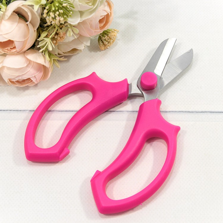 1037/5 Ножницы флористические 17,5см Розовый 1/12 1/240