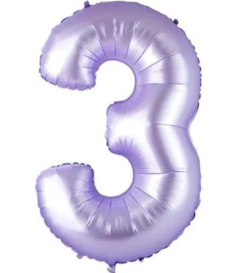 1207-5744 Шар цифра "3", 102см Сатин Lilac 1207-5744 Шар цифра "3", 102см Сатин Lilac