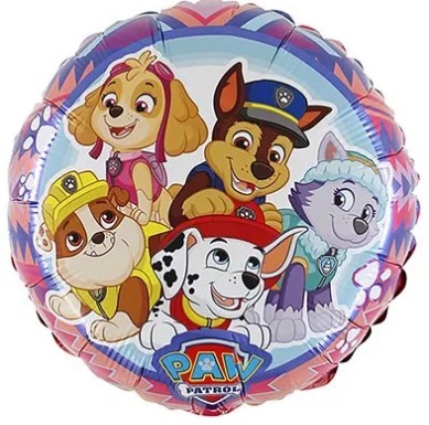 1202-3676 Шар 45см Щенячий Патруль Приключение